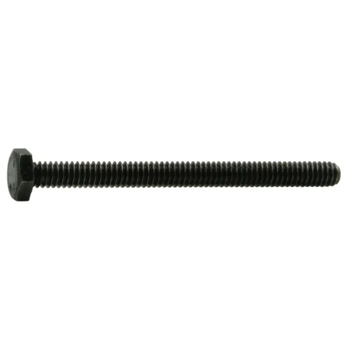 1/4"-20 x 3" Hex Head Bolt, Left-Hand Coarse Thread, Zinc 