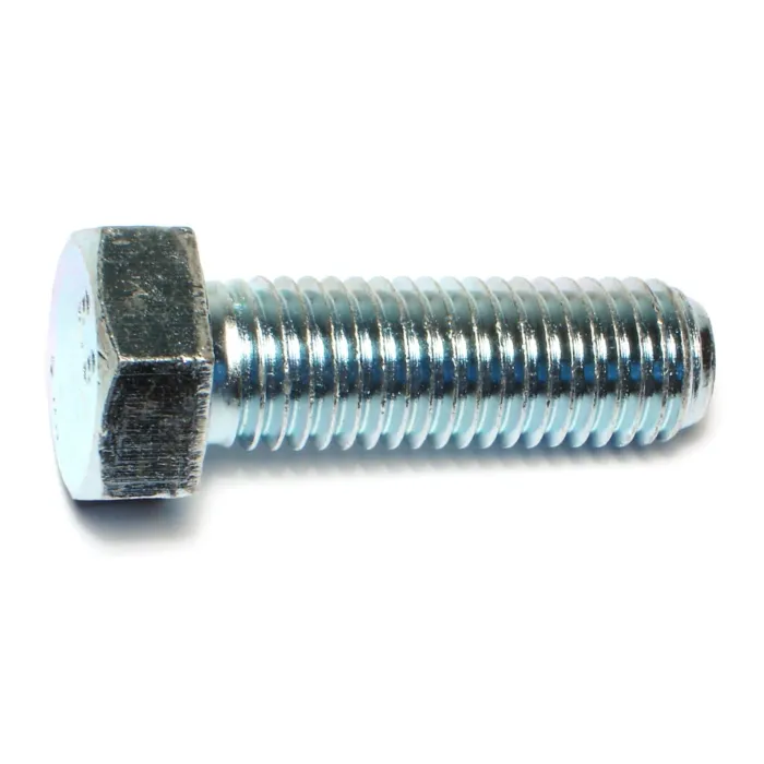 18 mm - 2.50 x 55 mm Hex Head Bolt, Coarse Thread, Zinc 
