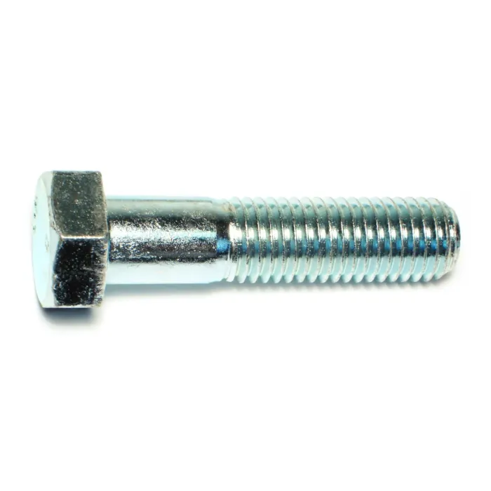 18 mm - 2.50 x 75 mm Hex Head Bolt, Coarse Thread, Zinc 