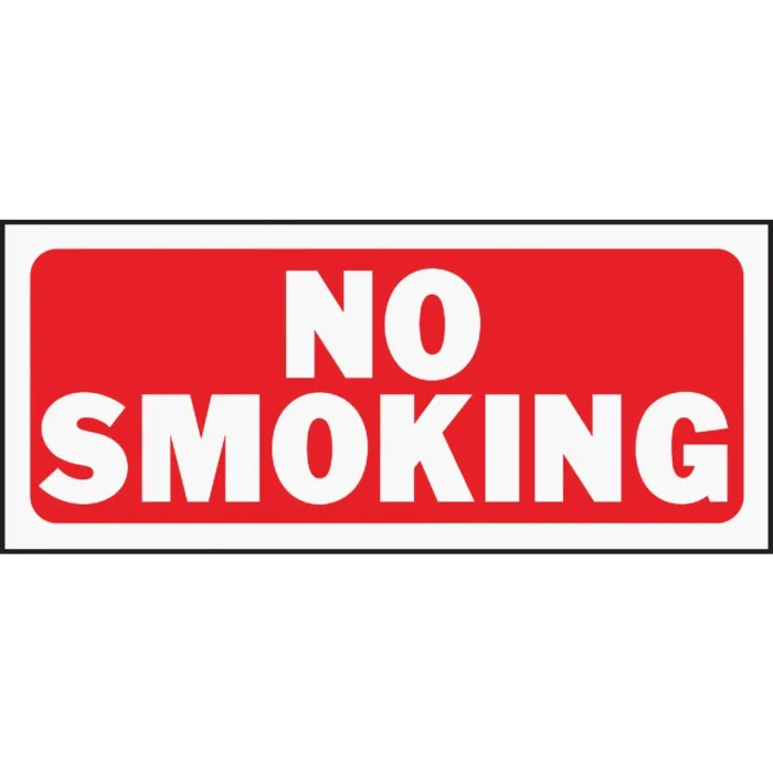 HY-KO Hy-Ko Plastic Sign, No Smoking