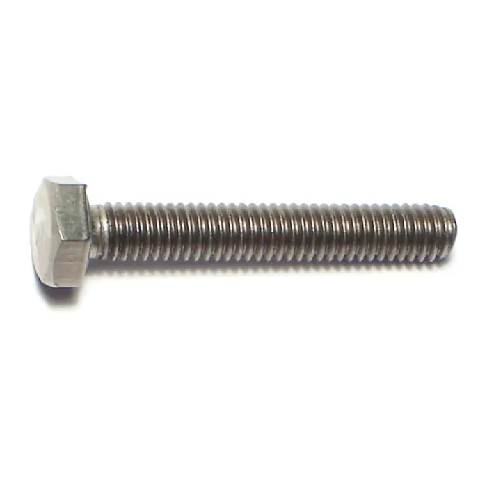 4 mm - 0.70 x 25 mm Hex Head Bolt, Coarse Thread, Stainless Steel 