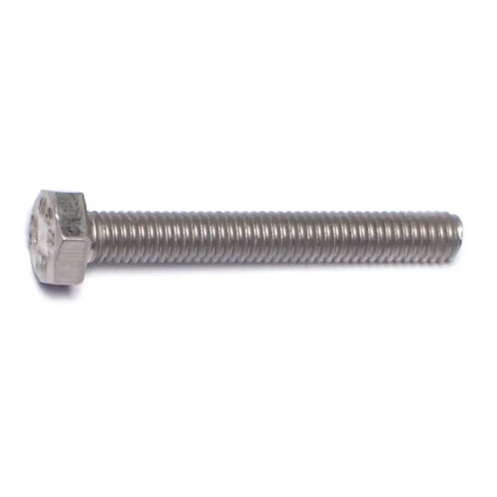 4 mm - 0.70 x 30 mm Hex Head Bolt, Coarse Thread, Stainless Steel 