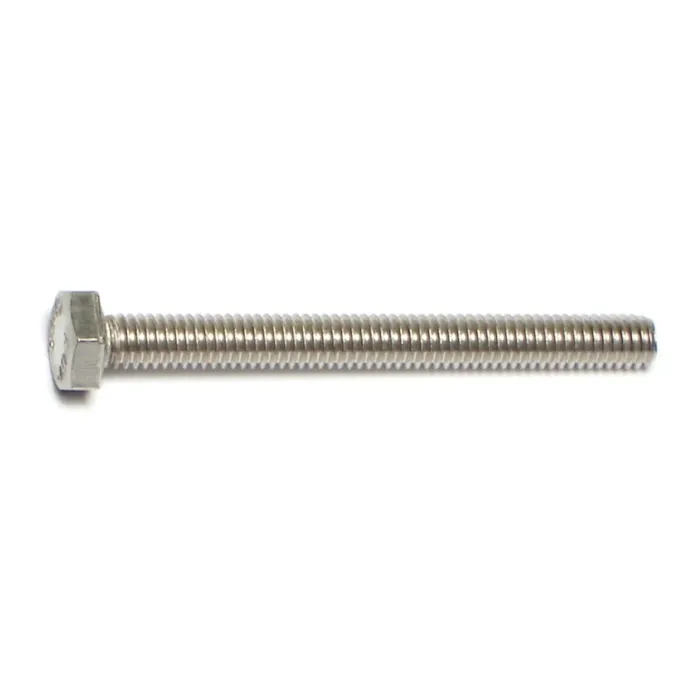 4 mm - 0.70 x 40 mm Hex Head Bolt, Coarse Thread, Stainless Steel 