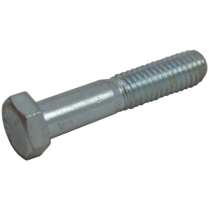 1/4"-20 x 1" Hex Cap Screw, Coarse Thread, Zinc 