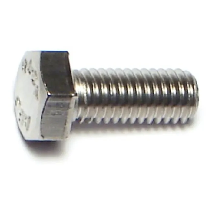5 mm - 0.80 x 12 mm Hex Head Bolt, Coarse Thread, Stainless Steel 