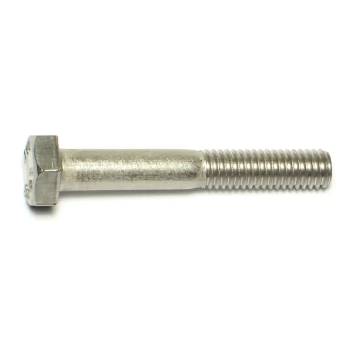 6 mm - 1.00 x 40 mm Hex Head Bolt, Coarse Thread, Stainless Steel 