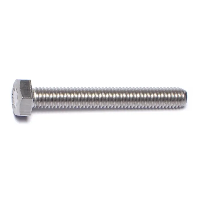 6 mm - 1.00 x 45 mm Hex Head Bolt, Coarse Thread, Stainless Steel 