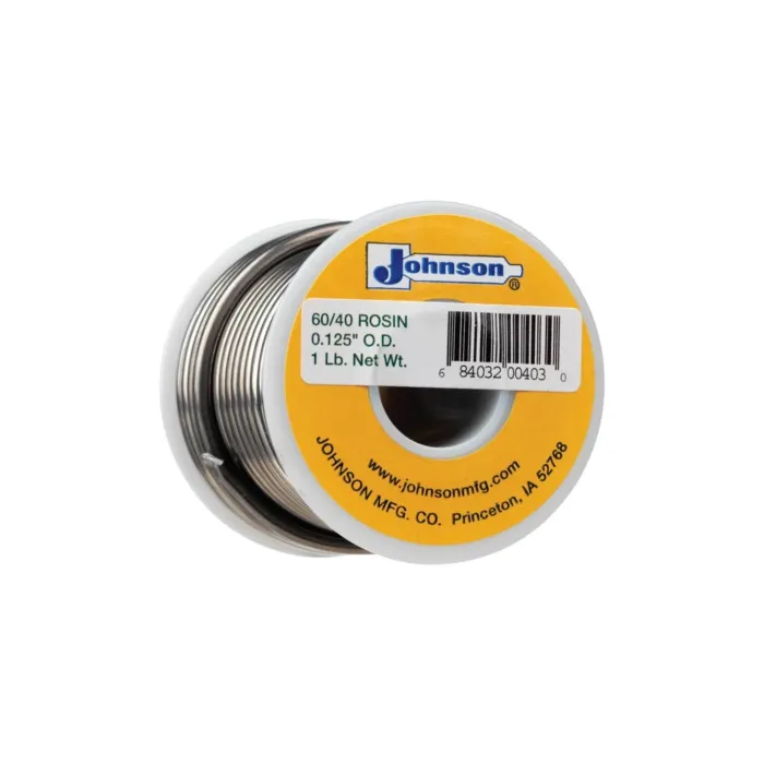 Weldcote 60/40 Leaded Rosin Core Solder (1 lb Spool) 1/8 in.