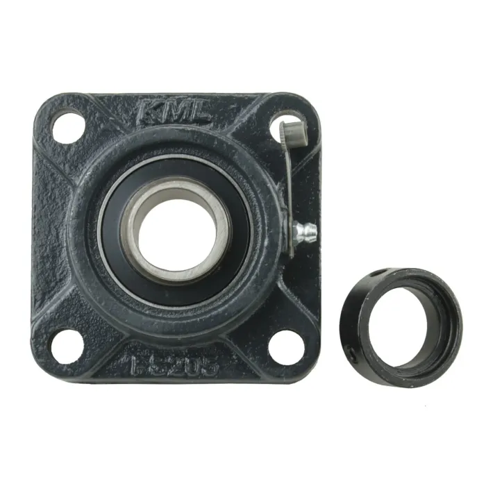 KML 4 Bolt Flange Bearing, 1" Locking Collar, Extended Race HCFS20516