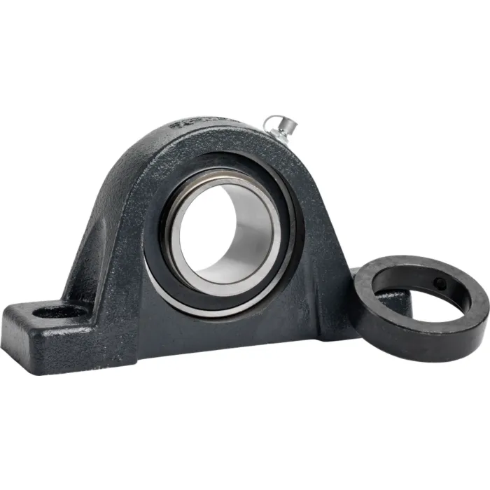 KML Pillow Block Bearing, 1-1/8" Set Screw Lock, Extended Race HCPE20618