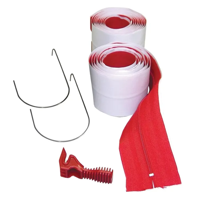 Zipwall Heavy-Duty Fabric Zipper (2pk) 3 in. x 7 ft
