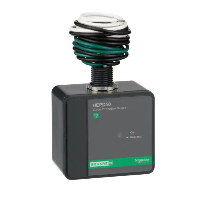 Square D Surge protection device, HEPD, 50kA, 120/240 V, 1 phase, 3 wire, SPD type 1