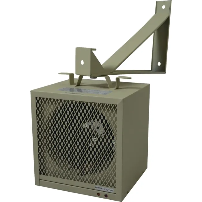 TPI Portable Heater, 16.6/14.4 A, 208/240 V, 13,652 Btu Heating, 160 cfm Air (Beige)