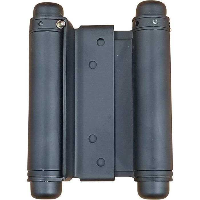 Hinge Outlet 55 lb 3/4 to 1-3/8 in Matte BlackAdjustable Medium Duty Double Action Spring Hinge