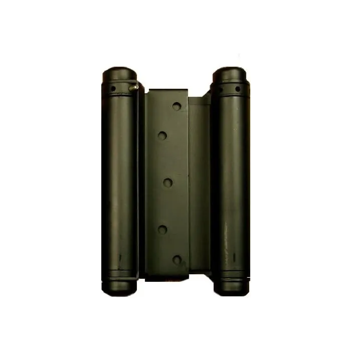 Hinge Outlet 60 lb 1-1/8 to 1-1/2 in Matte BlackAdjustable Medium Duty Double Action Spring Hinge