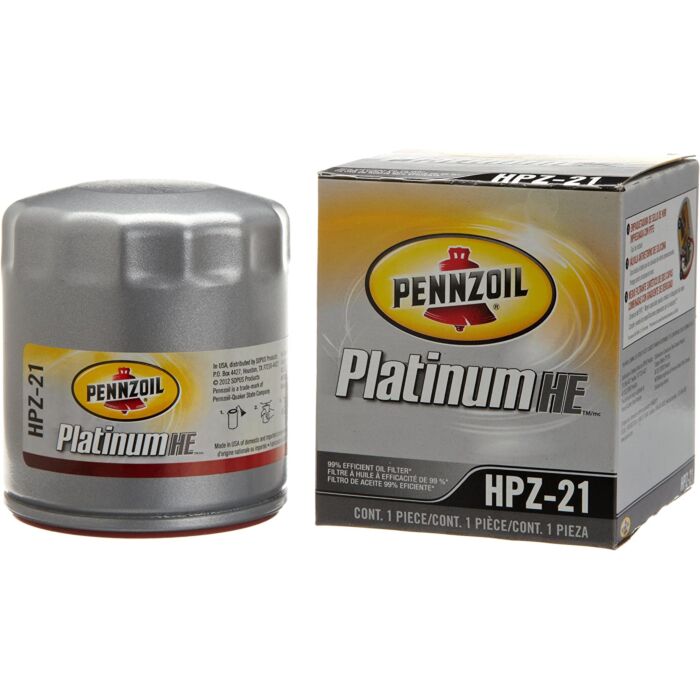 Pennzoil HPZ21 Synthetic Platinum Spin-On Oil Filter