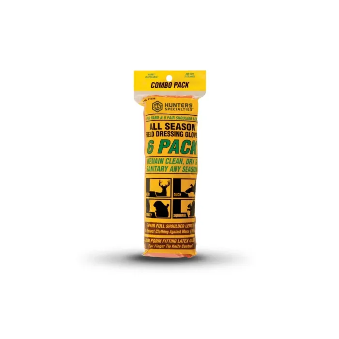 Hunter Specialties Field Dressing Gloves Combo Pack (12 Pairs)