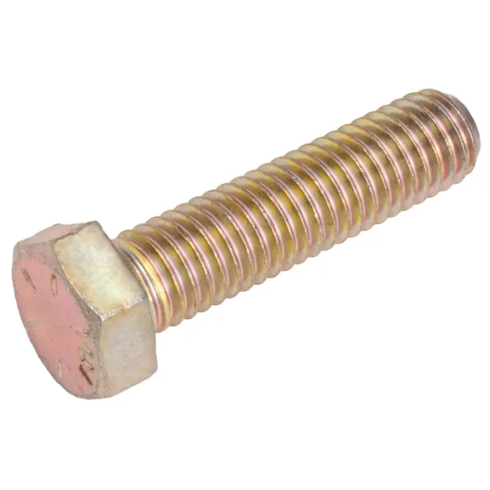 Titan™ 1/2"-13 x 2" Hex Head Tap Bolt, Coarse Thread, Yellow Zinc