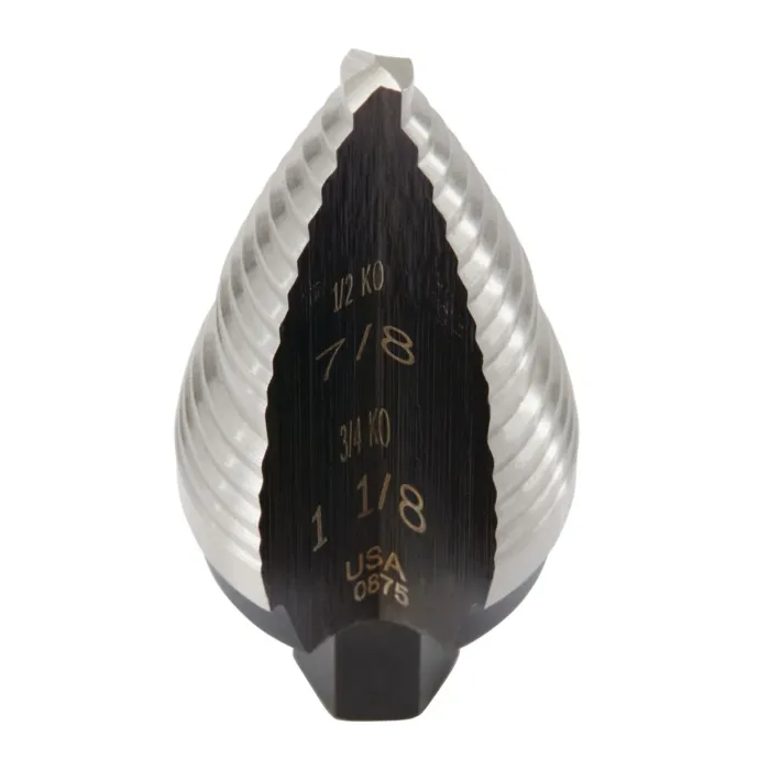 Irwin IRWIN Unibit #9 7/8-Inch And 1-1/8-Inch Step-Drill Bit, 1/2-Inch Shank