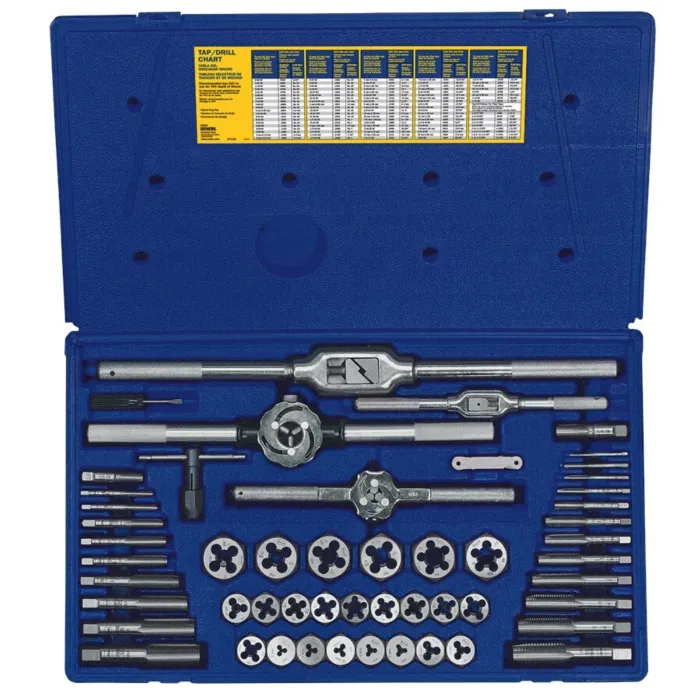 Irwin IRWIN Tap And Die Set, Metric, 53-Piece
