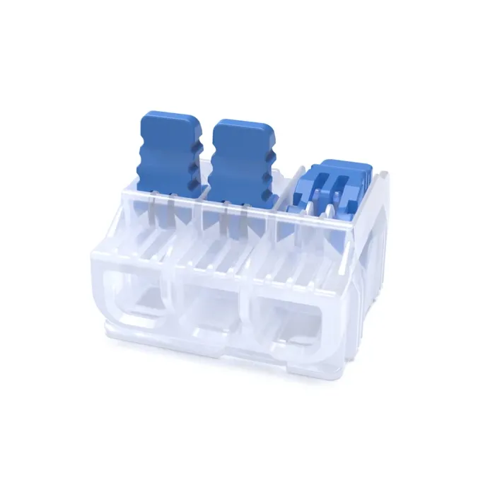 Ideal Industries In-Sure Lever 3-Port Wire Connector (100pk)