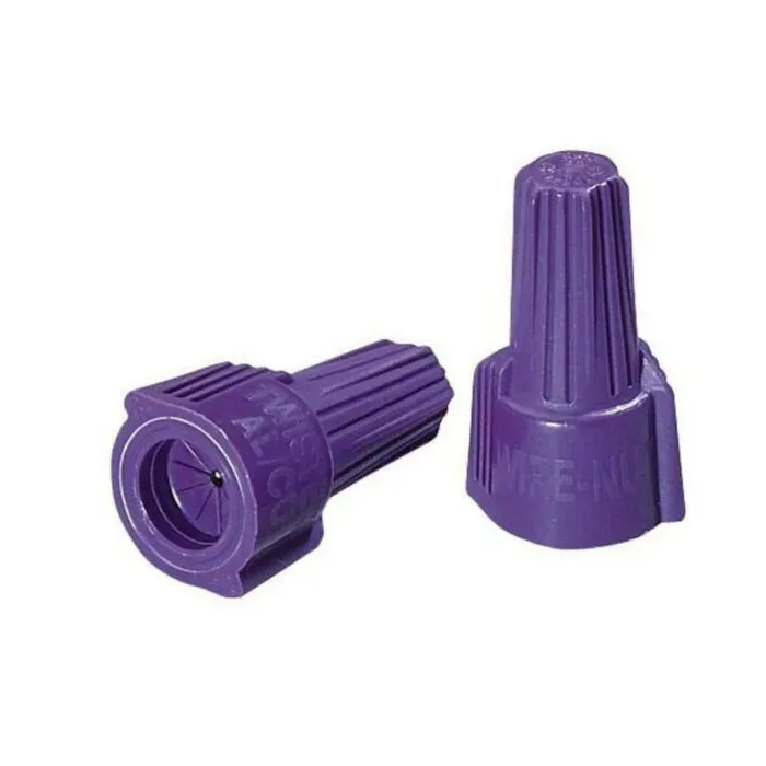 Ideal Industries Twister Al-Cu Wire Connectors (Purple - 10pk)