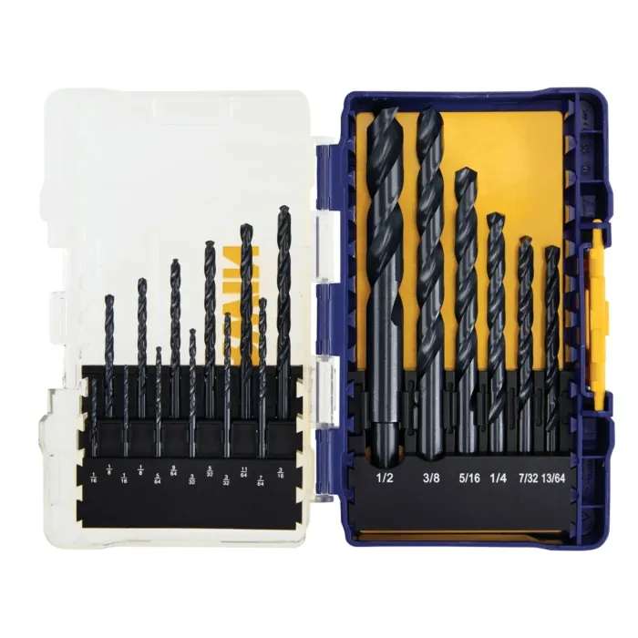 Irwin Black Oxide Metal Drill Bit Set (18pc)