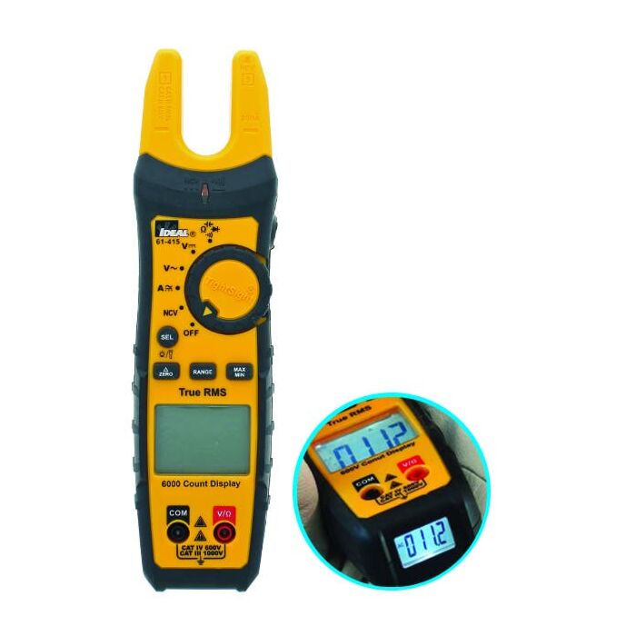 Ideal Industries Split-Jaw™ TightSight™ Meter 200A AC/DC