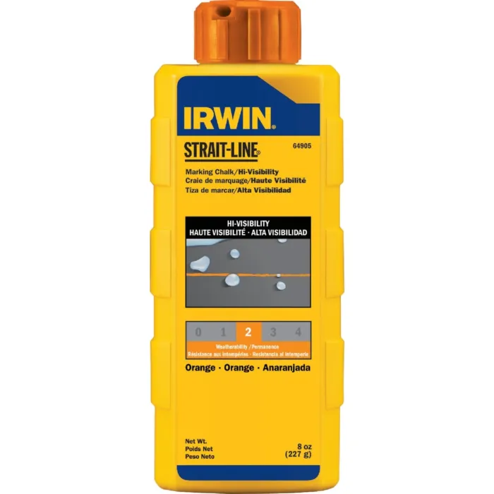 Irwin IRWIN Chalk 8Oz Fluorescent Orange Dt