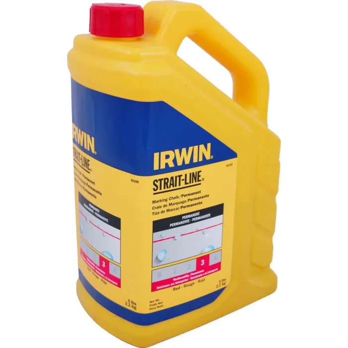 Irwin Standard Strait-Line Marking Chalk (Red) 5 lb