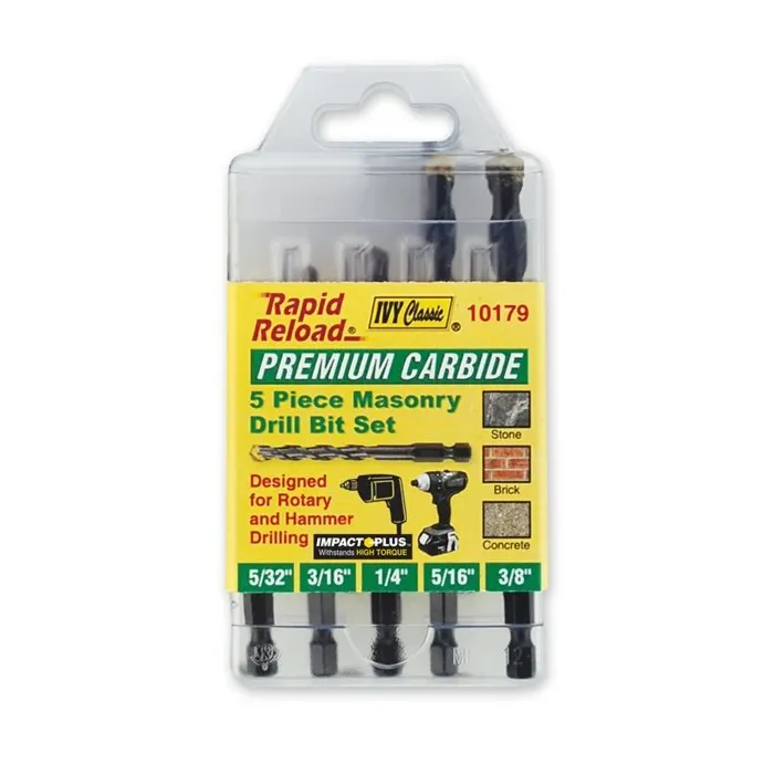 Ivy Classic 5pc Hex Hammer Drill Bit Set