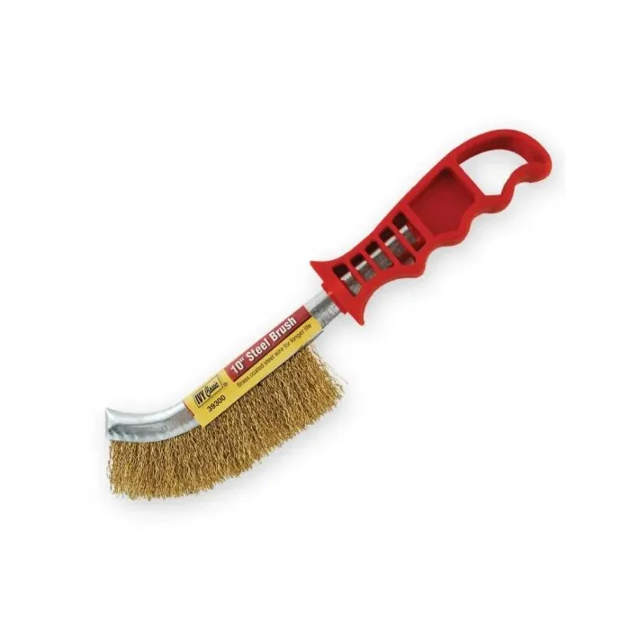 IVY Classic® 10 in Brass Coated Steel Scratch Brush