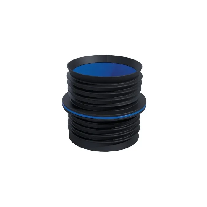 Fernco 4 in ABS Black Drain Coupler