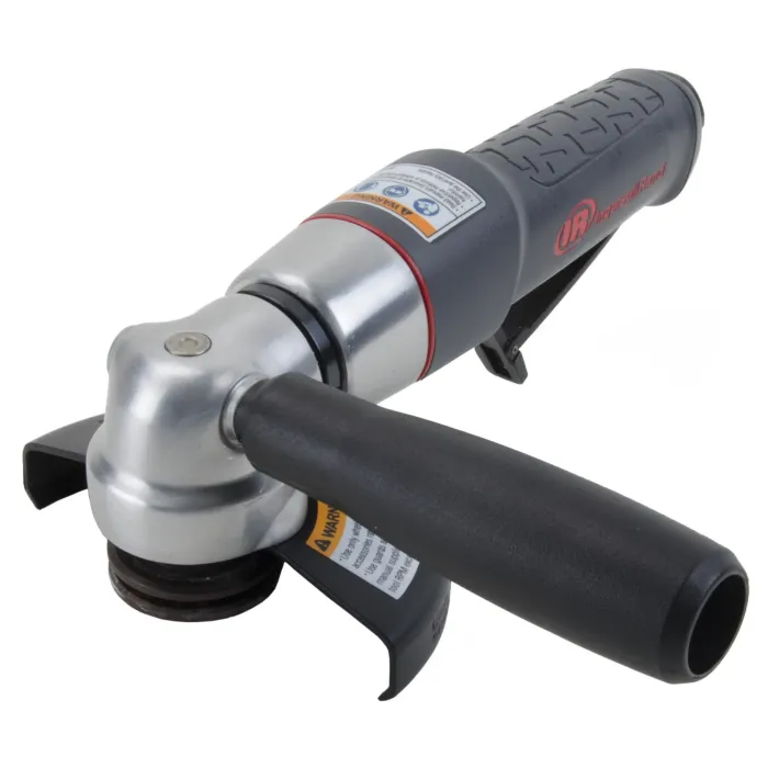 Ingersoll Rand Air Angle Grinder/Cut-off Tool, 4.5" Wheel, 12,000 RPM, 0.88 HP, 5/8"-11 Thread, Rear Exhaust