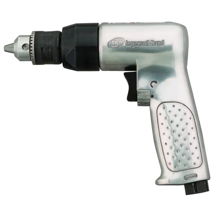 Ingersoll Rand 3/8" Keyed Chuck Air Drill, 2000 RPM, 0.5 HP, 2.65in-lb Torque, Pistol