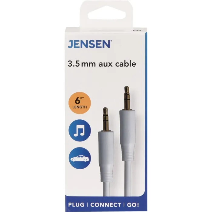 Jensen Audio Extension Cable (White) 6 ft