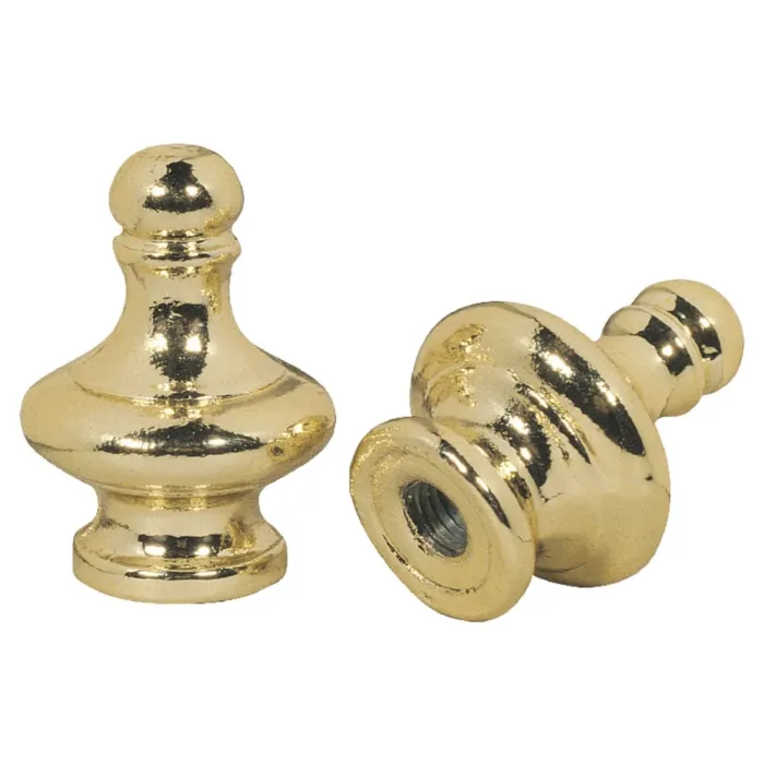 Jandorf Finial Pyramid Brass Finish