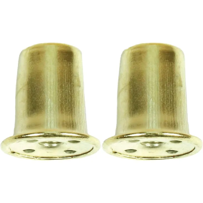 Jandorf Brass Top Hat Lamp Finial (2-Pack)