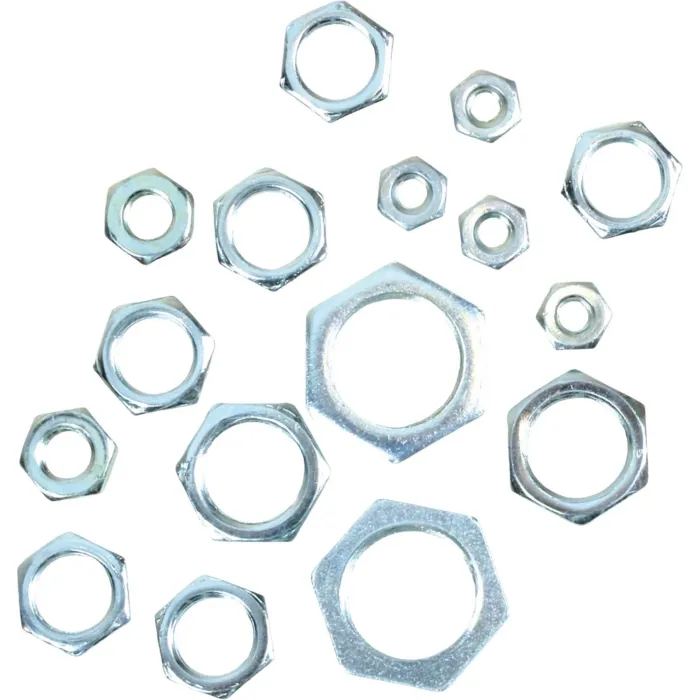 Jandorf Steel Hex Nuts Assortment (16-Piece)