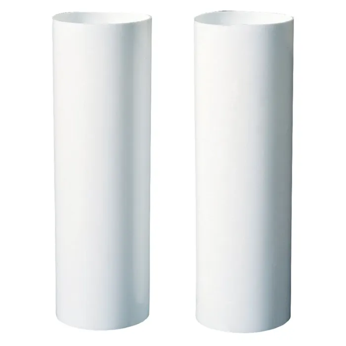 Jandorf Medium Base Plastic Lamp Socket Cover (White - 2pk)