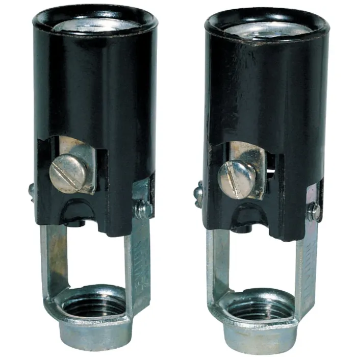 Jandorf Candelabra Base Socket Keyless 2" Long with 1/8 IP Hickey
