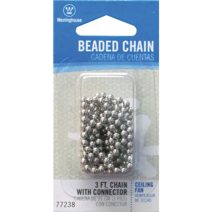 Westinghouse 3 Ft. Brushed Nickel Pull Chain
