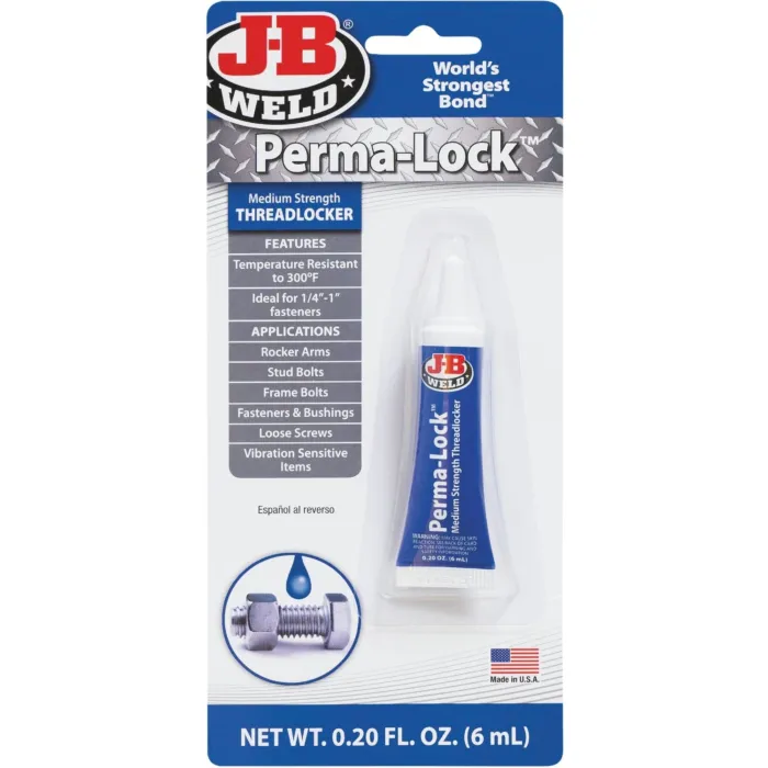 J-B WELD J-B Weld Perma-Lock 0.20 Oz. Blue Threadlocker