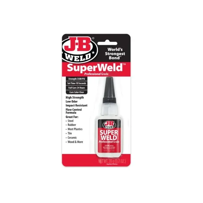 J-B WELD SuperWeld Instant Adhesive, 20g