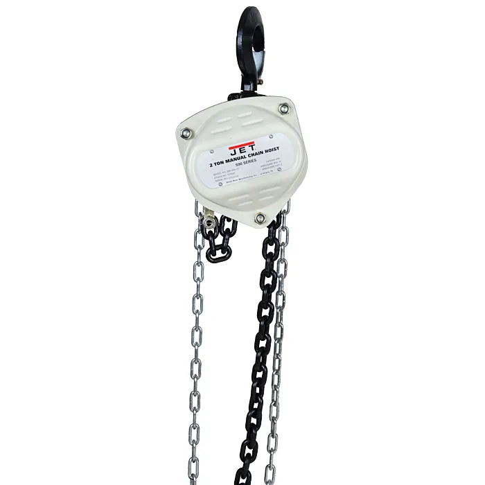 Jet Tools 2-Ton Hand Chain Hoist with 10' Lift | S90-200-10