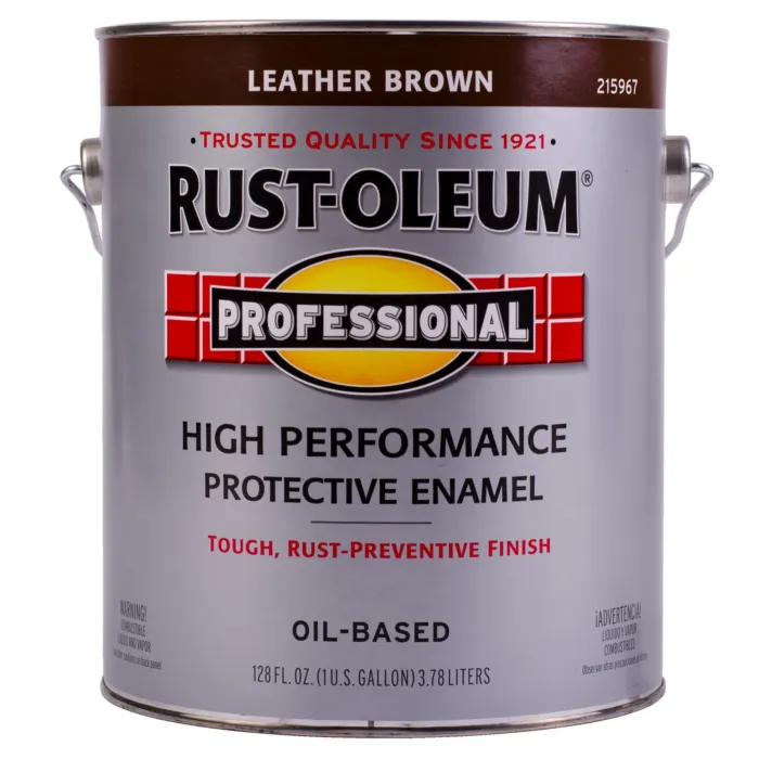Rustoleum Professional Oil-Based Protective Enamel (Gloss - Leather Brown) 1 gal