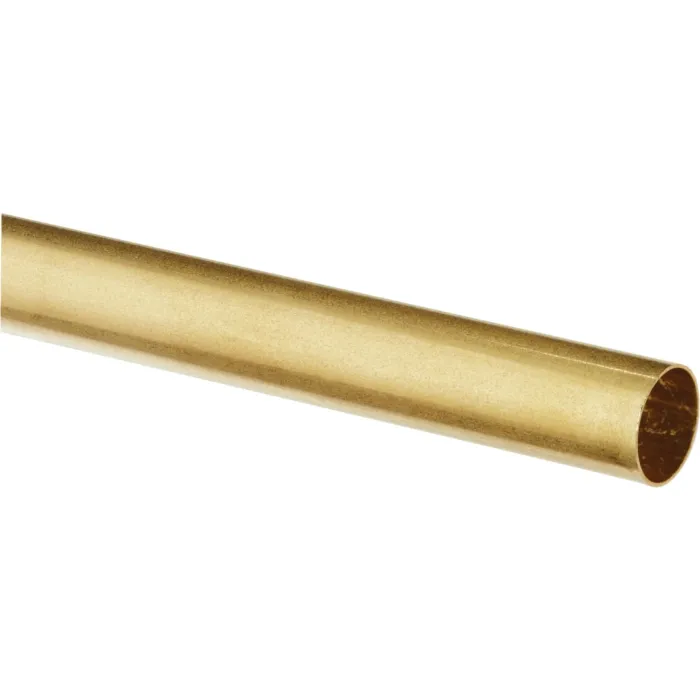 K&S Round Tube Stock (Brass) 5/8" x 1 ft