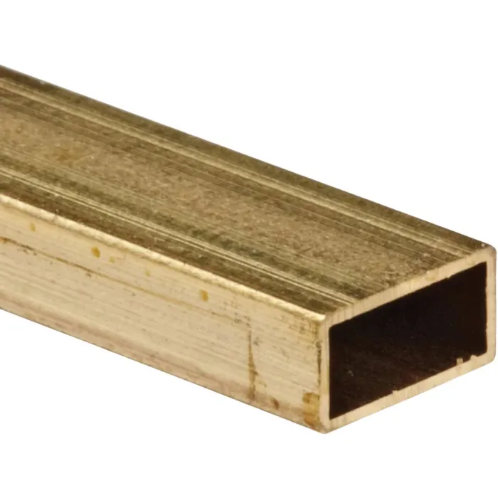 K&S Rectangle Tube (Brass) 3/8" x 1 ft