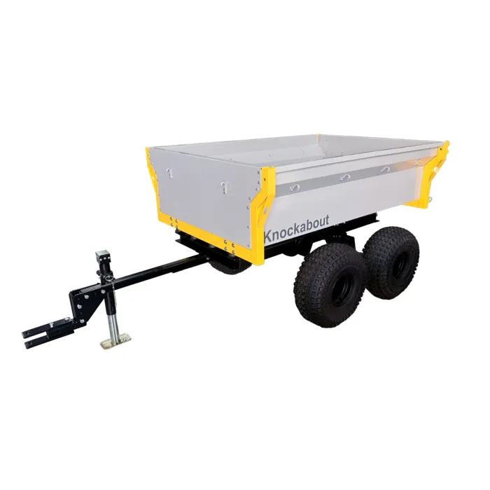 Knockabout 33 cu-ft 3,000 lb Tow-Behind Tandem Axle Dump Trailer