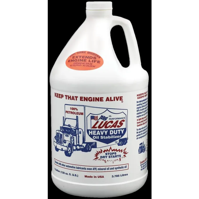 Lucas Oil Products Inc Lucas Oil Products 1002 1 gal Liquid (Clear) Amber Heavy-Duty Oil Stabilizer